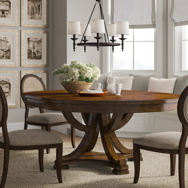 Hooker Furniture Tynecastle 60in Round Dining Table w/118in Leaf & Reviews Wayfair